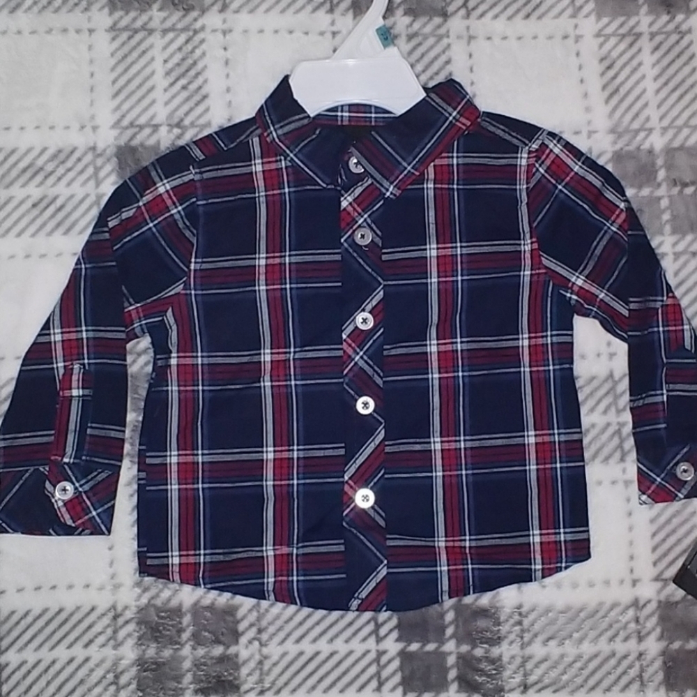 Plaid Button-up